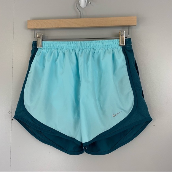 Nike Dri-Fit Shorts Teal Blue Briefs Underwear - Picture 1 of 9